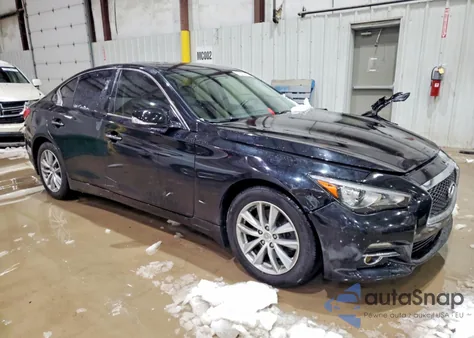 2015 Infinity Q50 Base из США, поврежденный, VIN JN1BV7AR8FM417810